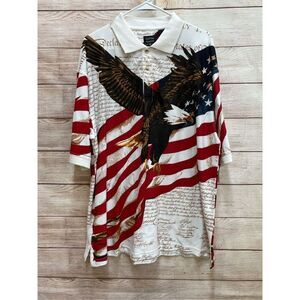 NEW WITH TAGS‎ COTTON TRADERS GRAPHIC SOARING EAGLE SHIRT
SIZE LARGE